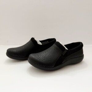 Alegria Duette Aged Ink Shoes Slip On Comfort Workwear Floral Women's 6-6.5